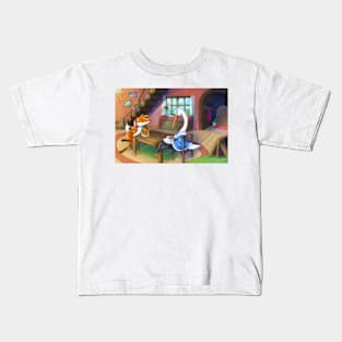 The Fox and The Stork Kids T-Shirt